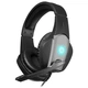 Проводящие игровые наушники гарнитура Defender X-Skull LED RGB USB 2 x jack 3.5 Black-Grey - изображение 2