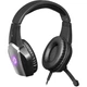 Проводящие игровые наушники гарнитура Defender X-Skull LED RGB USB 2 x jack 3.5 Black-Grey - изображение 3