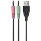 Проводящие игровые наушники гарнитура Defender X-Skull LED RGB USB 2 x jack 3.5 Black-Grey - изображение 7