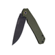 Ніж складаний Ruike Black Blade Green замок Frame lock P801-G - зображення 6