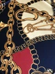 Женский платок бандана шарф повязка на шею сумку голову Honey Fashion Accessories синий (12-185) - изображение 5