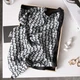 Женский платок бандана шарф повязка на шею сумку голову Honey Fashion Accessories черный (12-178) - изображение 3