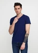 Футболка синяя "Only Man" (95-TSH-3-02-V-blue/small-silver-back-S) - изображение 1
