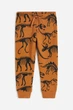 Спортивные штаны коричневые Динозавры H&M 92см (400097415) - изображение 1
