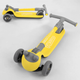 Самокат 3-х колісний Best Scooter жовтий, до 60 кг RS-8999 - зображення 4