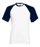 Футболка мужская Fruit of the Loom Valueweight baseball S Белый с темно-синим (0610260WES) - изображение 1
