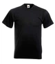 Футболка мужская Fruit of the Loom Valueweight v-neck XXL Черный (0610660362XL) - изображение 1