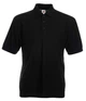 Футболка поло мужская Fruit of the Loom 65/35 Polo 4XL Черный (0634020364XL) - изображение 1