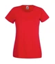 Футболка Fruit of the loom Valueweight Lady-Fit S Красный (61-372-0) - изображение 1