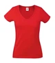 Футболка Fruit of the loom Lady-Fit v-neck XS Червоний (61-398-0) - зображення 1