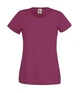 Футболка Fruit of the loom Original Lady-Fit XS Бордовий (61-420-0) - зображення 1