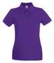 Поло Fruit of the loom Premium polo Lady-Fit L Фиолетовый (63-030-0) - изображение 1