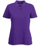 Футболка поло женская Fruit of the Loom 65/35 Polo lady-fit S Фиолетовый (0632120PES) - изображение 1