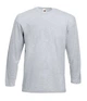 Футболка с длинным рукавом мужская Fruit of the Loom Valueweight long sleeve M Серый (061038094M) - изображение 1