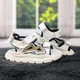Босоножки детские для девочки Jong Golf белые с черным текстильные 29 р (18,5 см) 5423 - изображение 5