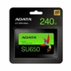 Твердотільний накопичувач SSD ADATA Ultimate SU650 240GB 2.5" SATA III 3D NAND TLC (ASU650SS-240GT-R) - зображення 7