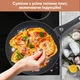 Сковорода Krauff Hamburg ⌀26 см та скляна кришка + ПОДАРУНОК: Набір кухонних дошок - изображение 8