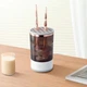 Електричний автоматичний очищувач пензлів для макіяжу 2 в 1 Makeup Brush Cleaner Білий - зображення 8
