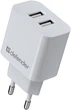 Мережевий зарядний пристрій Defender UPA-22 2xUSB 2.1А White (83580) - зображення 1