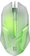 Дротова ігрова мишка Defender Cyber ​​MB-560L 1200 dpi RGB White (52561) - зображення 3