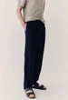 Чоловічі штани з лляної суміші Relaxed fit H&M (57412) M Темно-сині - изображение 3
