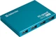 USB Хаб Defender Septima Slim USB 3.0 to 7xUSB 2.0 активный алюминиевый корпус Blue (83505) - изображение 1