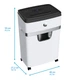 Знищувач документів HP OneShred 18CC, A4, 80g х 18 листів, 4*35, 25 л., P-4 - изображение 7