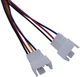 Кабель для підключення кулера 4pin-4pin/3pin 12см (LKMTR_801282) - зображення 3