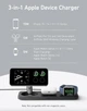 Зарядний пристрій Anker Foldable 3-in-1 Wireless Charging Ultra-Fast з блоком живлення 40w, для 17/17 Pro/17 Pro Max, iPhone 16/15/14/13/12 Series Black (A25M1) - зображення 6