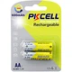 Акумулятор PKCELL AA600-2B AA 600mAh 1.2V Ni-MH rechargeable battery 2 шт - зображення 1