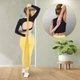 Лента-эспандер для спорта и реабилитации 4FIZJO Flat Band 200 х 15 см 25-35 кг Gold (P-5907739310453) - изображение 9