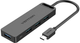 Hub USB-C 3.0 do 4x USB 3.0 z zasilaczem Vention 1 m Black (6922794746756) - obraz 1