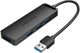 Хаб USB 3.0 Vention z 4 x USB 3.0 i живленням 0.5 м Black (6922794746633) - зображення 1