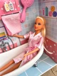 Набор кукол с кукольной мебелью Ванная комната и Кухня Defa Lucy Tidy Bathroom - изображение 7