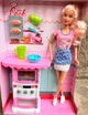 Набор кукла на кухне Defa Lucy 8421 посуда духовая печь - изображение 3