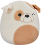 М'яка іграшка Squishmallows Little Plush Brock - Winking Bulldog W/Fuzzy Belly 19см (0196566213302) - зображення 3