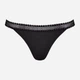 Набор трусиков бикини женских хлопковых Sloggi GO Ribbed Tanga C2P 10213180 L 2 шт Черных (7613141016248) - изображение 5