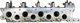 Головка блоку циліндрів HYUNDAI Н100 d4bh, d4bf, 2.5D, CAM, 2210042750, AMC 908771- - зображення 2