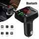 FM Трансмиттер Модулятор для авто Clefers N4 - с Bluetooth MP3 AUX - 2xUSB передатчик Черный (500890-N4) - зображення 1