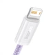Кабель Baseus Dynamic Series Fast Charging Lightning 2.4A (2m) purple - изображение 2
