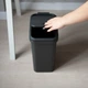 Ведро для мусора MVM с крышкой BIN-04 10 л Антрацит (BIN-04 10L ANTHRACITE) - изображение 4