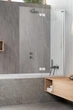 Стеклянная шторка для ванны RADAWAY Essenza 8 SL PND II 120 правая 10500120-01-01R - изображение 1