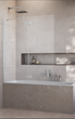 Стеклянная шторка для ванны RADAWAY Essenza Brushed Nickel PND II 110 левая 110002110-91-01L - изображение 1