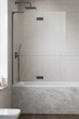 Стеклянная шторка для ванны RADAWAY Essenza 8 SL Brushed GunMetal PND II 120 левая 10500120-92-01L - изображение 1