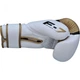 Боксерские перчатки RDX F7 Ego 8 унций золотые для тренировок и спаррингов из кожи Maya Hide с капой в комплекте - изображение 8