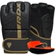 Рукавиці для ММА RDX F6 KARA Matte Golden M (капа у комплекті) - изображение 1