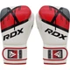 Боксерские перчатки RDX F7 Ego 16 унций красные для тренировок и спаррингов с капой в комплекте кожа Maya Hide - изображение 3