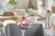 Cмеситель для кухни однорычажный HANSGROHE Zesis M33 хром латунь 74813000 - изображение 4