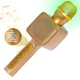 Бездротовий караоке мікрофон Magic Karaoke YS-68 Золотий - зображення 3