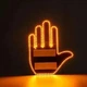 Світлодіодна рука LED лампа з жестами для авто Hand Light з пультом керування - изображение 3